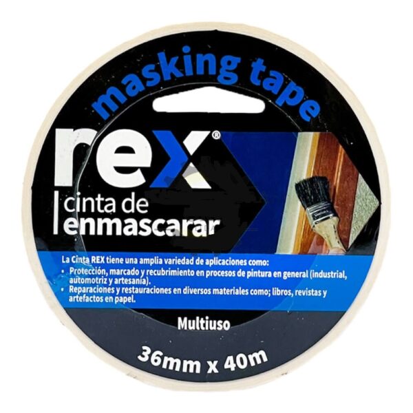 Masking tape 36mmx40m / valor con IVA por 6 unidades