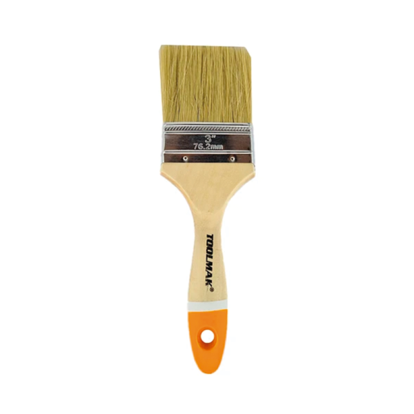 Brocha 3" mango de madera / valor con IVA por 12 unidades