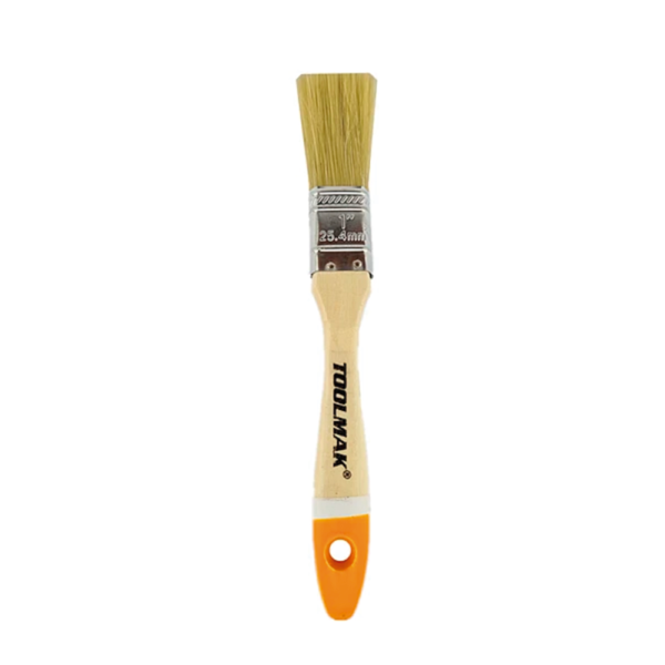 Brocha 1" mango de madera / valor con IVA por 12 unidades