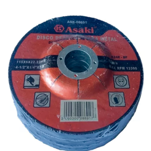 Disco de Desbaste 4 1/2" / valor con IVA por 6 unidades
