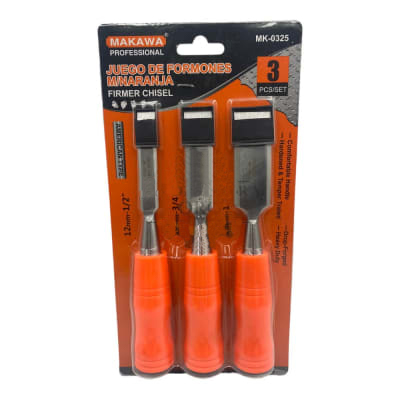 Set de formon 3 piezas Tmk19171 / valor con IVA por 3 unidades